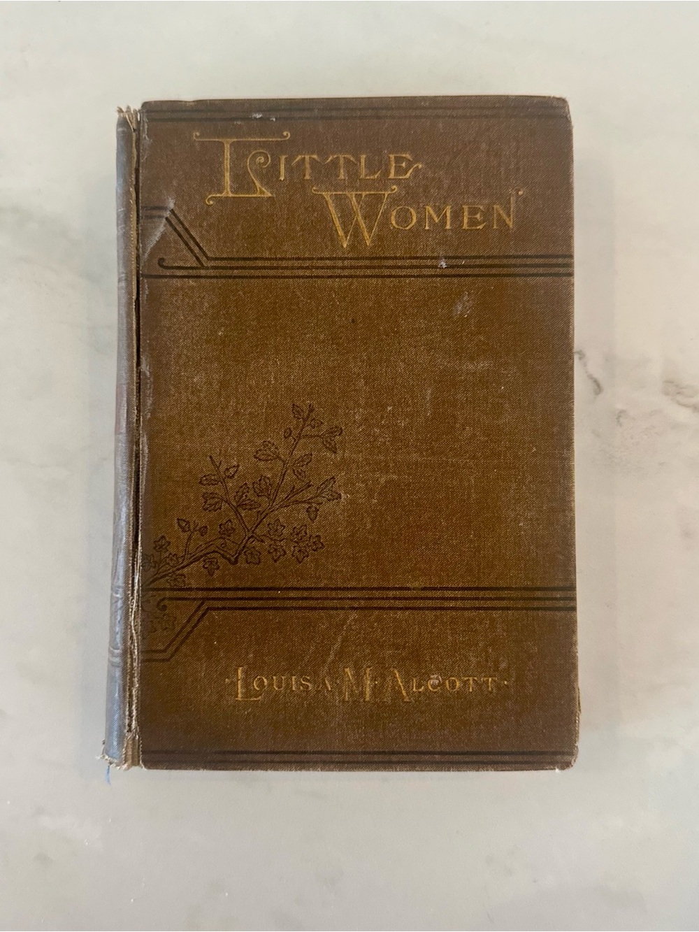 Vintage 1887 Little Women by Louisa M. Alcott - Brown Hardcover SUPER RARE